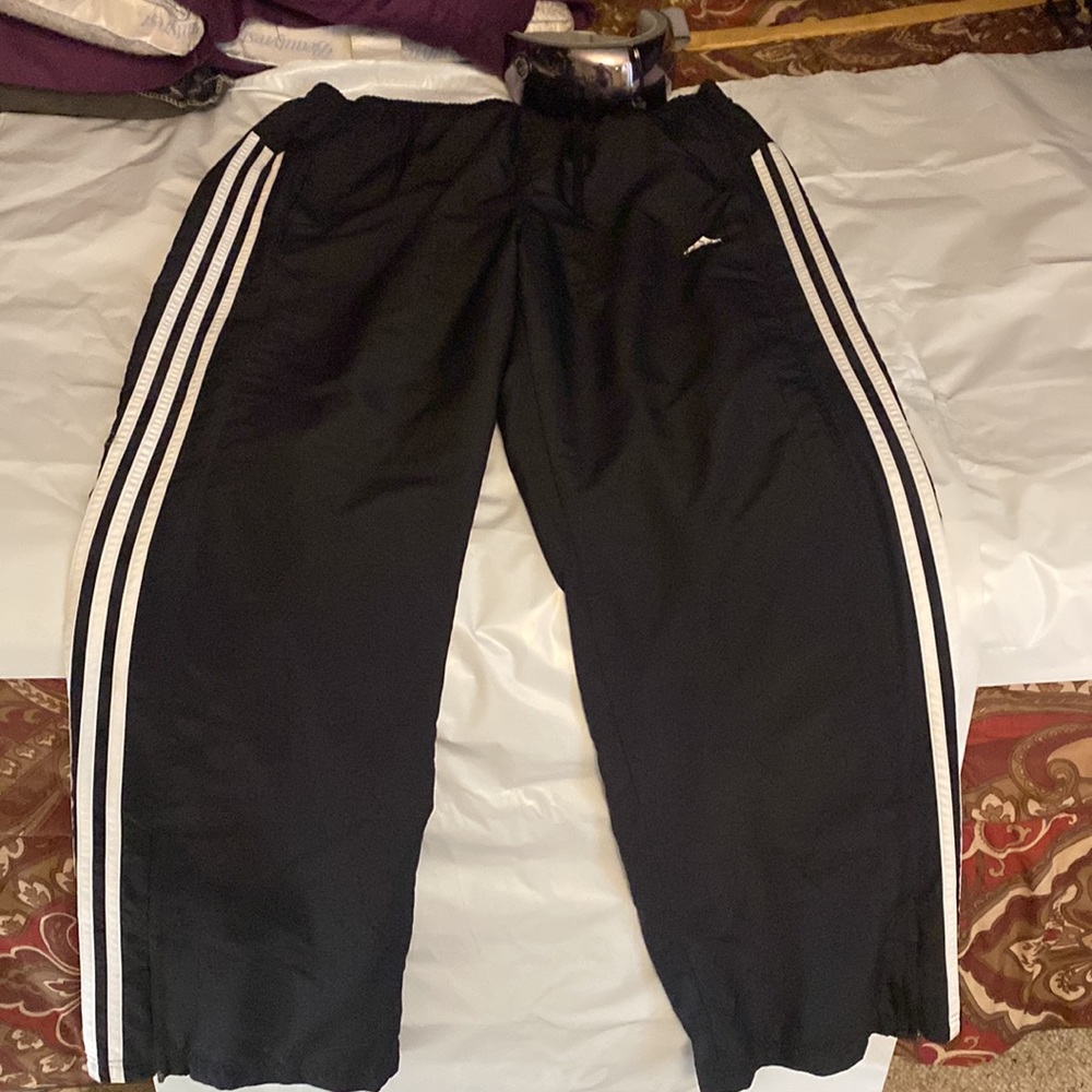 Mens adidas climaproof athletic pants; XL - Picture 3 of 6